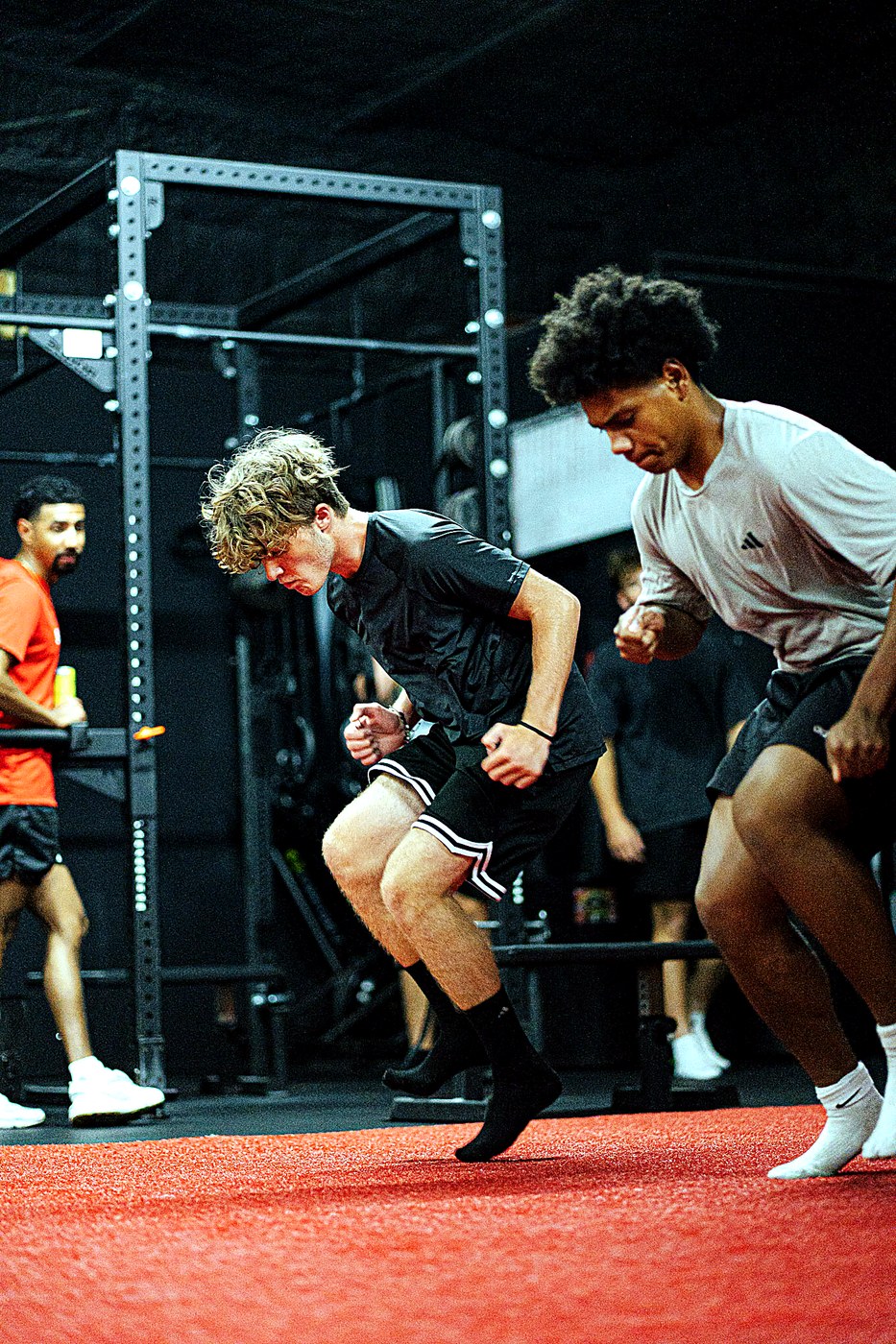 Athletes training at Sacrifice Training